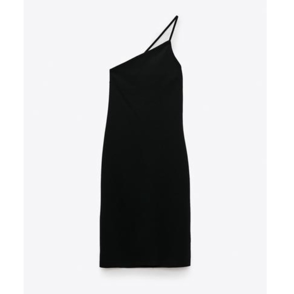 Zara Asymmetric Midi Dress